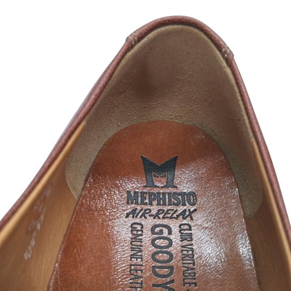 Mephisto Shoes Mens Size 12 Goodyear Welt Air-Relax Comfort Leather Portugal - Picture 10 of 14